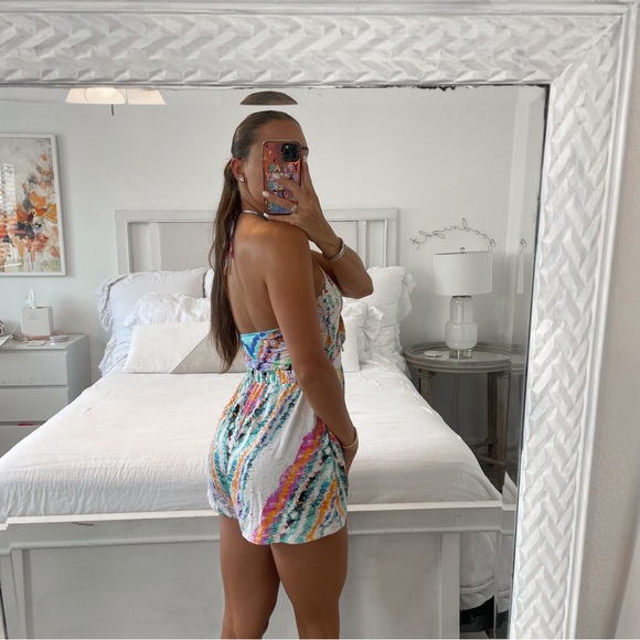 Mara Hoffman Print Romper - Picture 4 of 6